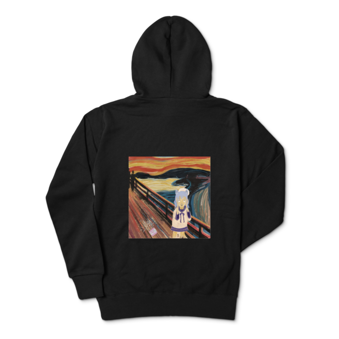 ジップパーカー - L - ブラック