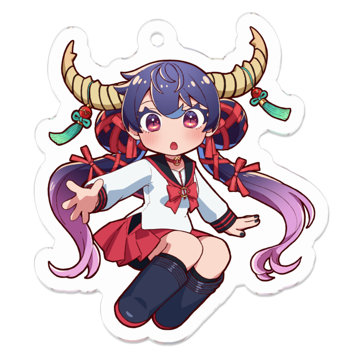 アクリルキーホルダー - 50 x 50 (mm)