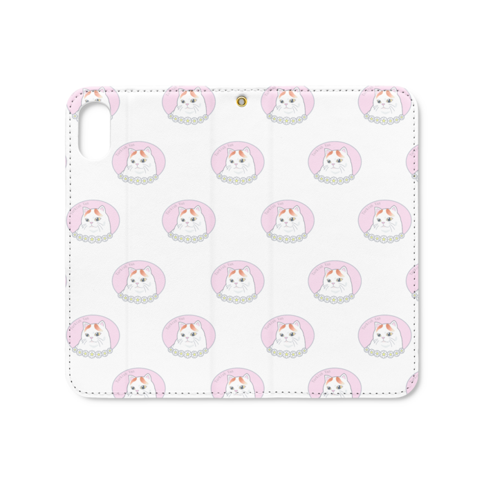 手帳型iPhoneケース(ベルトなし) - iPhone XS / X - ストラップ穴 あり