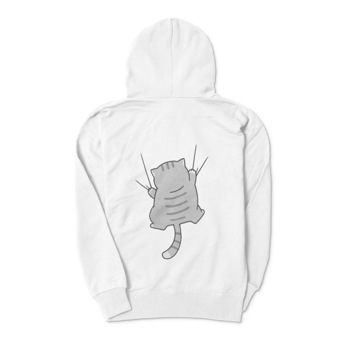 ジップパーカー - S - ホワイト