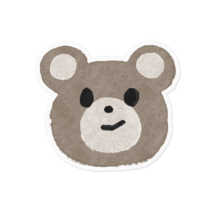 ステッカー - 100 x 100 (mm)