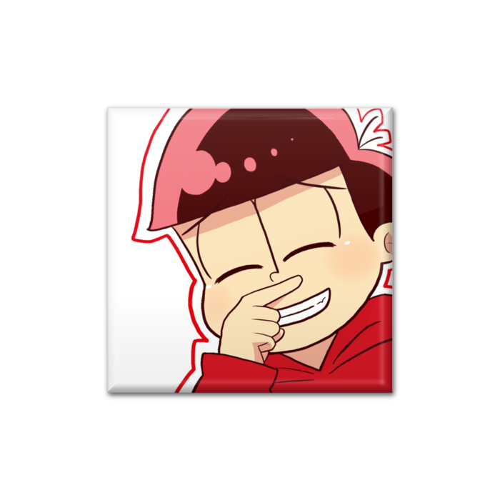 缶バッチ-四角形40mm