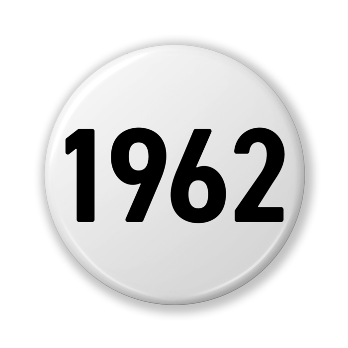【1962】缶バッジ- 32mm