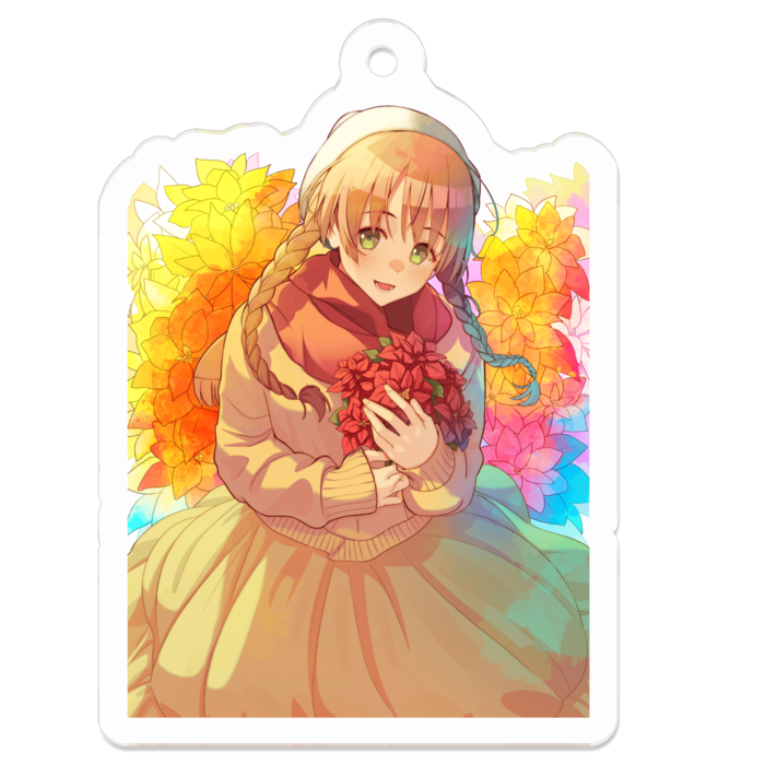 アクリルキーホルダー - 50 x 50 (mm)