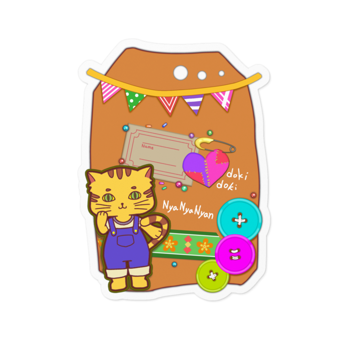 ステッカー - 100 x 100 (mm)