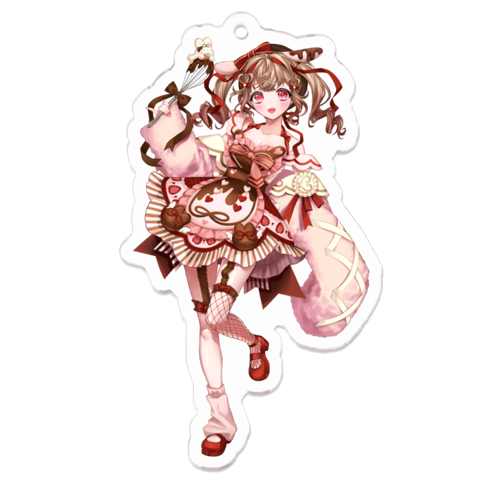 アクリルキーホルダー - 70 x 70 (mm)