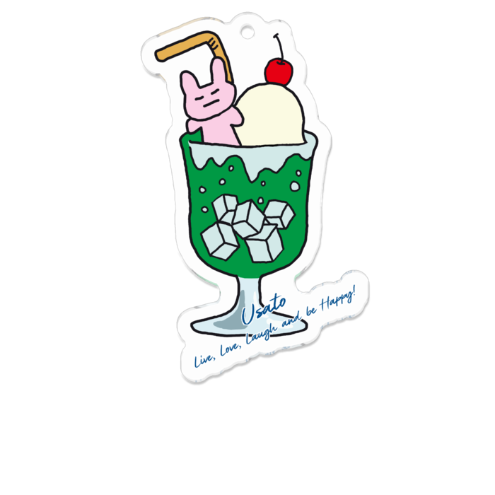 アクリルキーホルダー - 70 x 70 (mm)