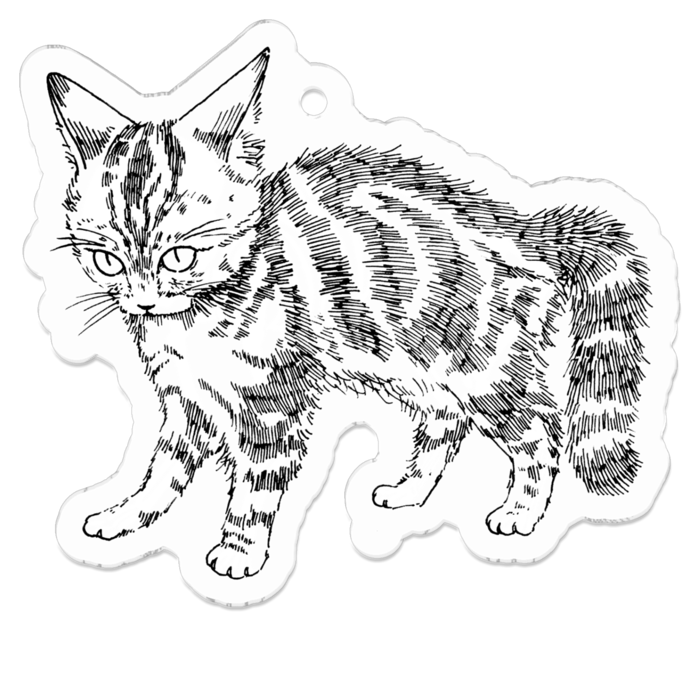 アクリルキーホルダー - 50 x 50 (mm)