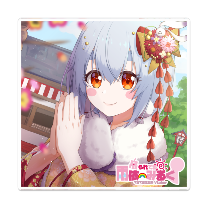 アクリルバッジ - 100 x 100 (mm)