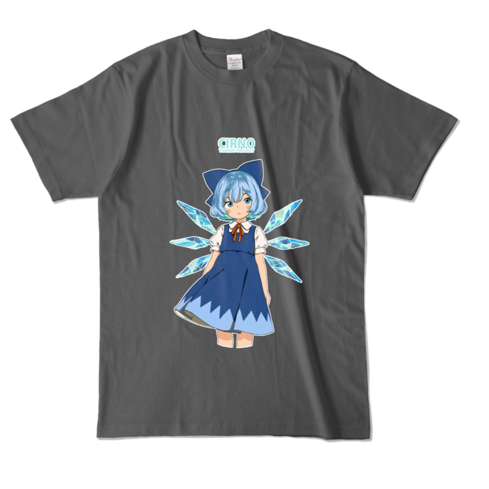 カラーTシャツ - L - チャコール (濃色)