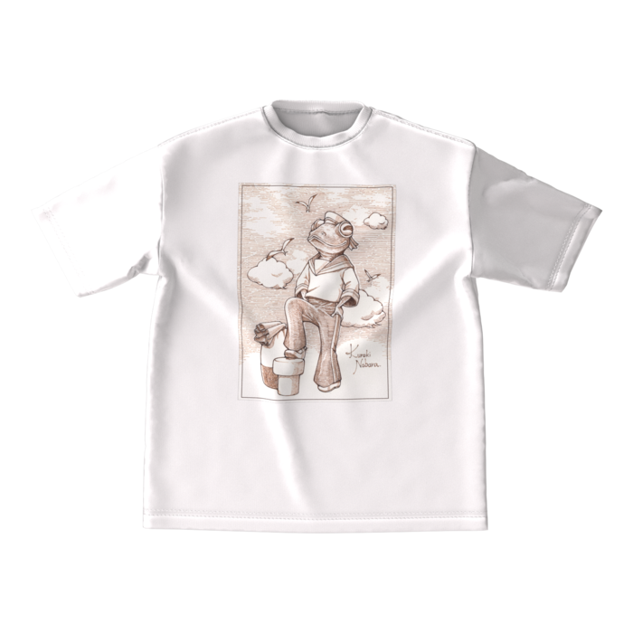ビッグシルエットTシャツ - M - 正面