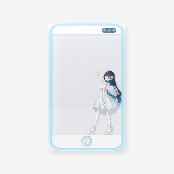 のあちといっしょ、まわりみちクリアカード（55 × 91mm）