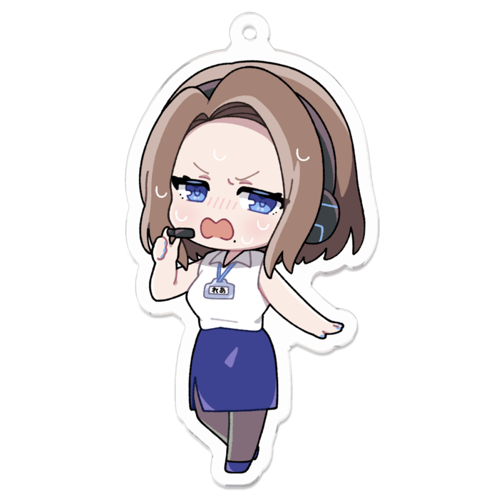 アクリルキーホルダー(コーティング) - 70 x 70 (mm)