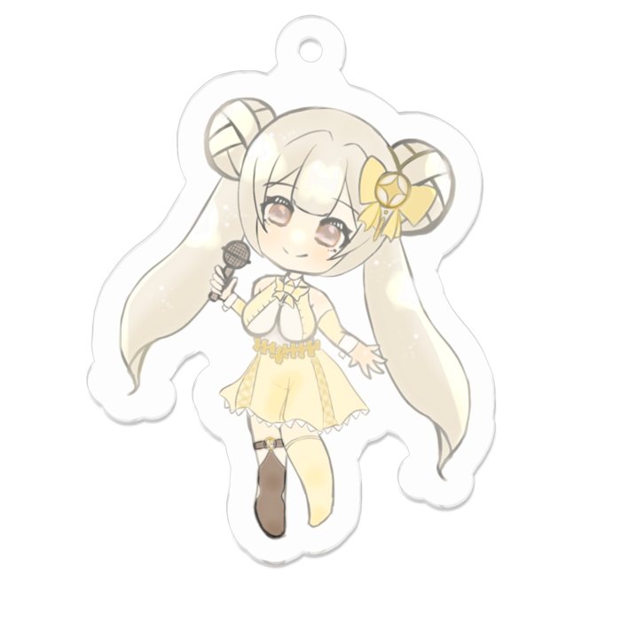 アクリルキーホルダー - 50 x 50 (mm)