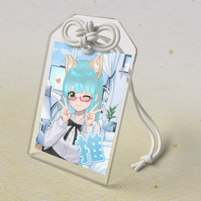 アクリルお守りA - 50 × 80mm