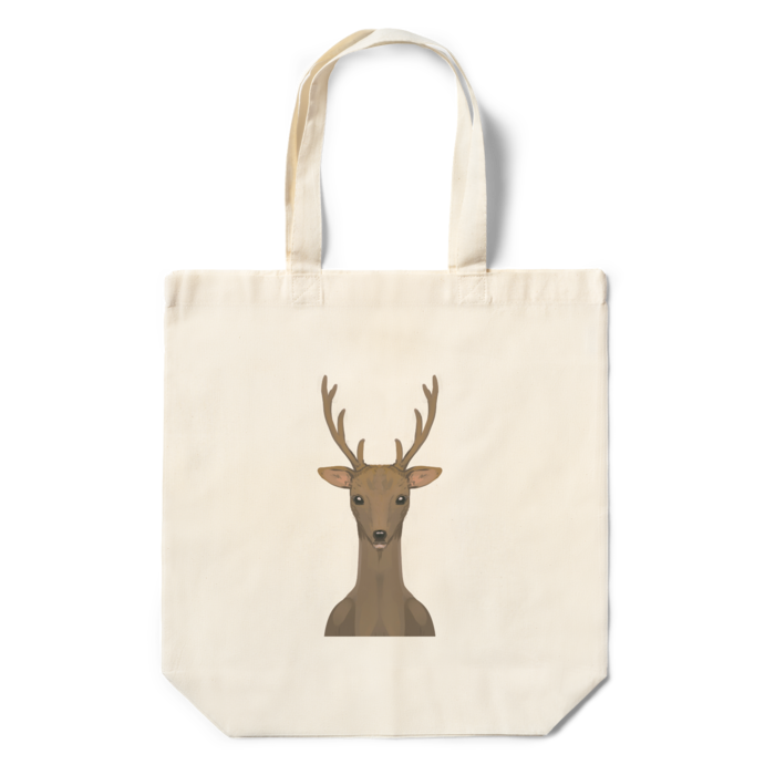 シカ　エコバッグ - 360×370×110(mm)(2)