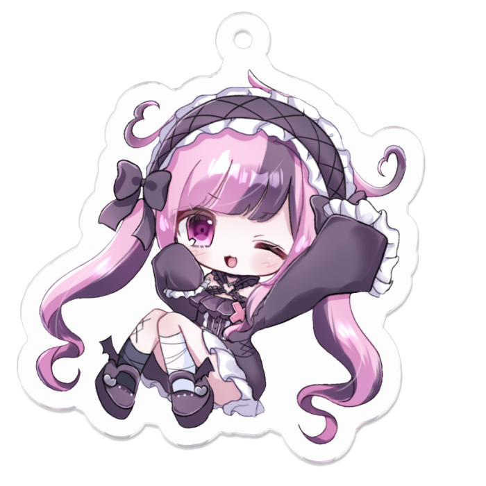 アクリルキーホルダー - 50 x 50 (mm)