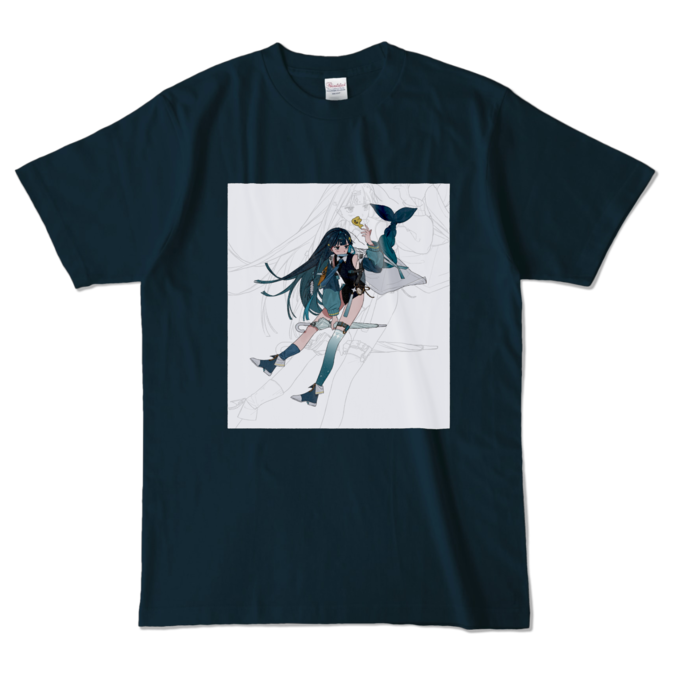 カラーTシャツ - L - ネイビー (濃色)