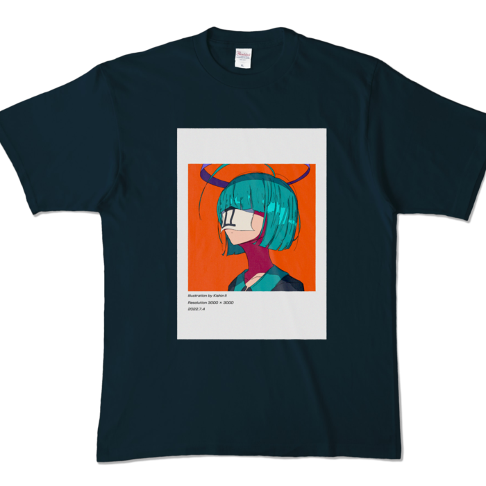 カラーTシャツ - XL - ネイビー (濃色)
