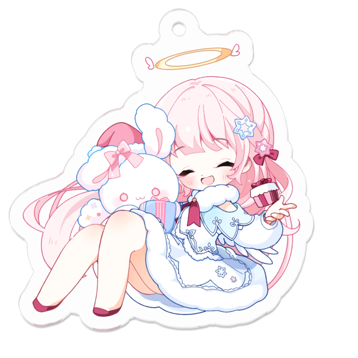 アクリルキーホルダー（コーティング） - 50 x 50 (mm)