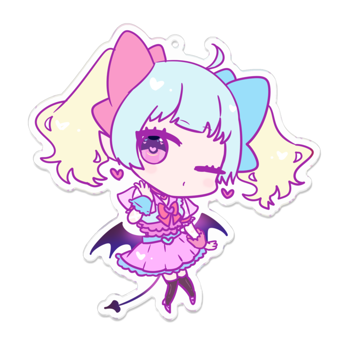 アクリルキーホルダー - 100 x 100 (mm)