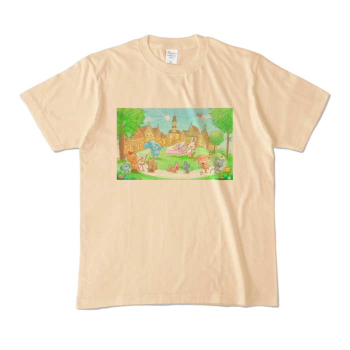 カラーTシャツ - M - ナチュラル (淡色)