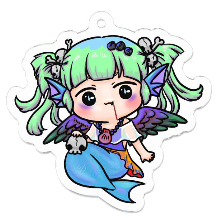 アクリルキーホルダー - 50 x 50 (mm)