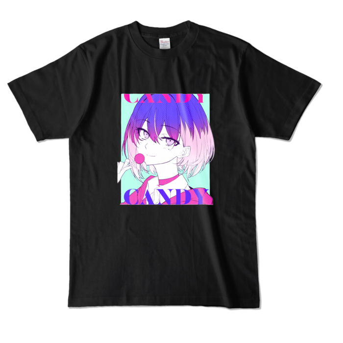 カラーTシャツ - L - ブラック (濃色)