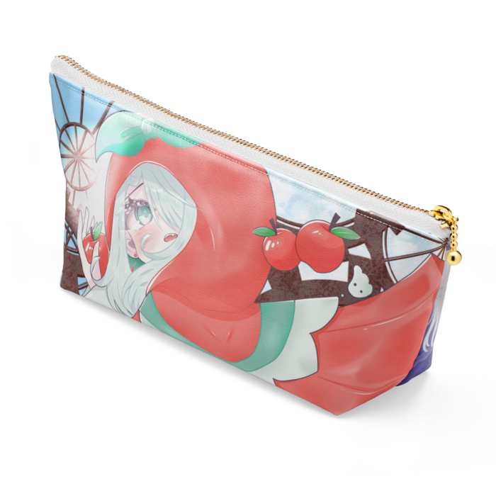 ポーチ - 長さ21.5cm / 高さ10cm - ホワイト