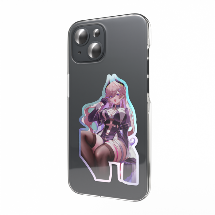 オーロラスマホステッカー - 縦