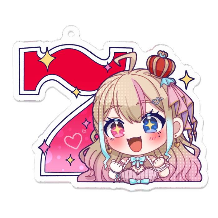 アクリルキーホルダー - 70 x 70 (mm)