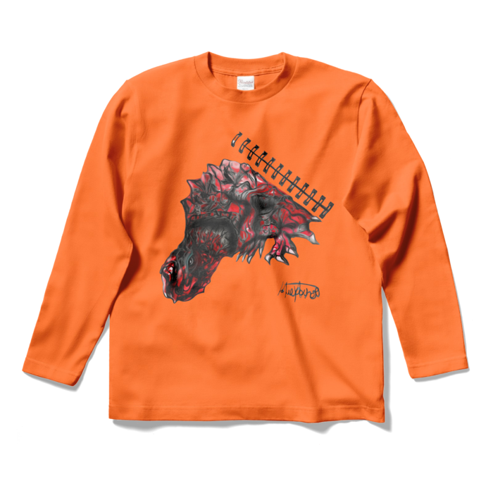 ロングスリーブTシャツ - S - オレンジ