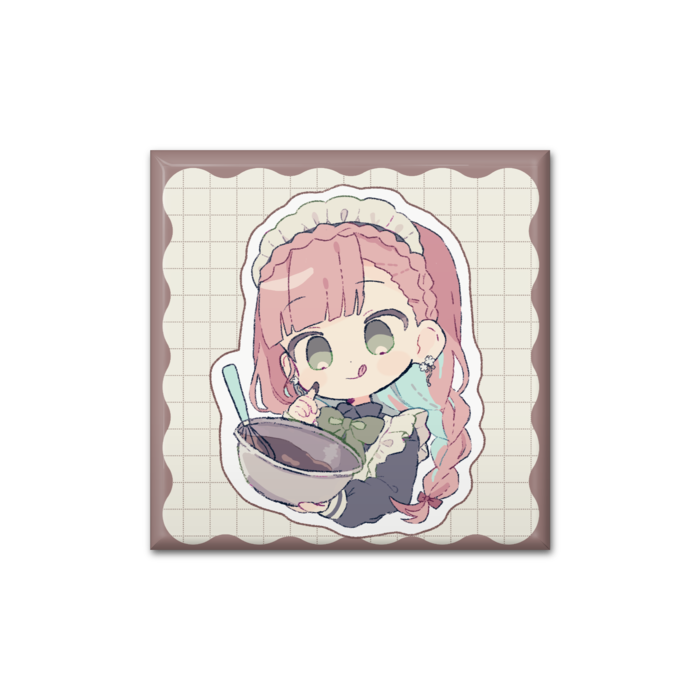 缶バッジ - 四角形40mm