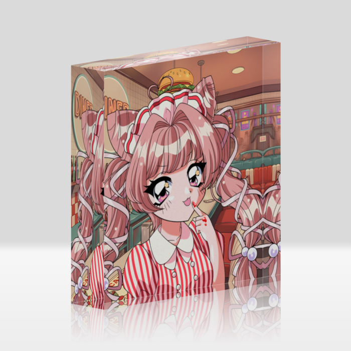 アクリルブロック - 100x100mm