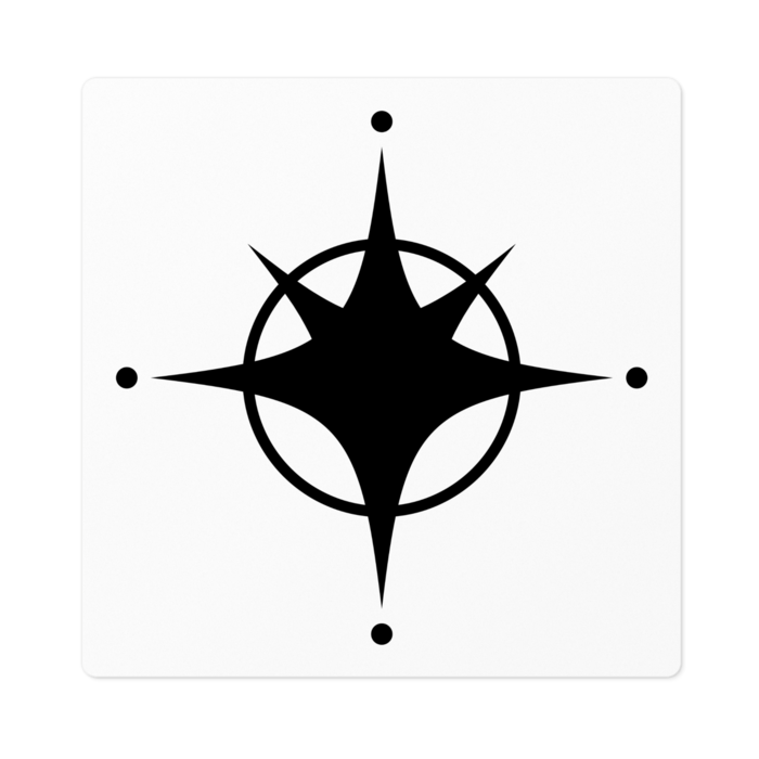 ステッカー - 100 x 100 (mm) - 白