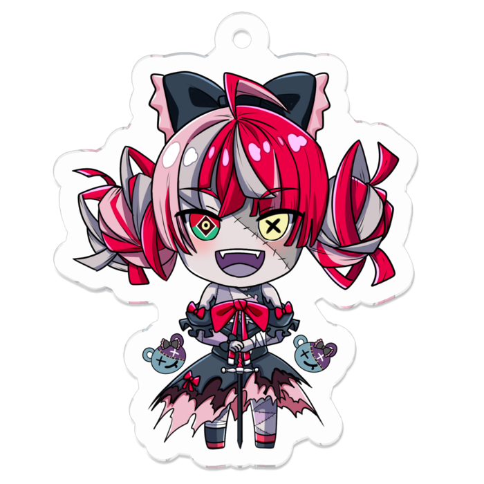 アクリルキーホルダー - 50 x 50 (mm)