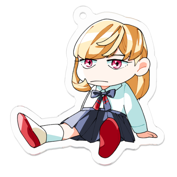 アクリルキーホルダー（コーティング） - 50 x 50 (mm)