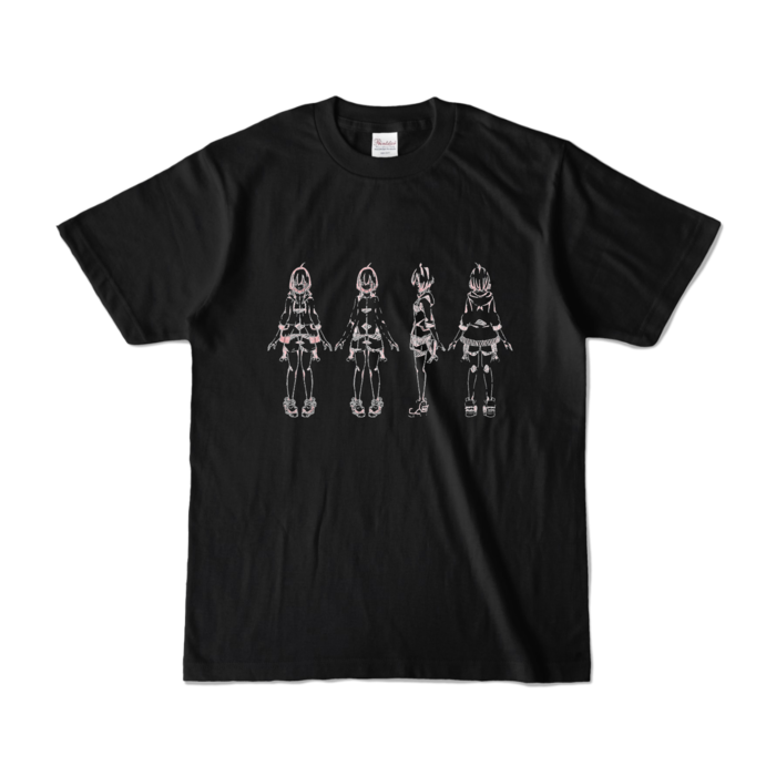 カラーTシャツ - S - ブラック (濃色)