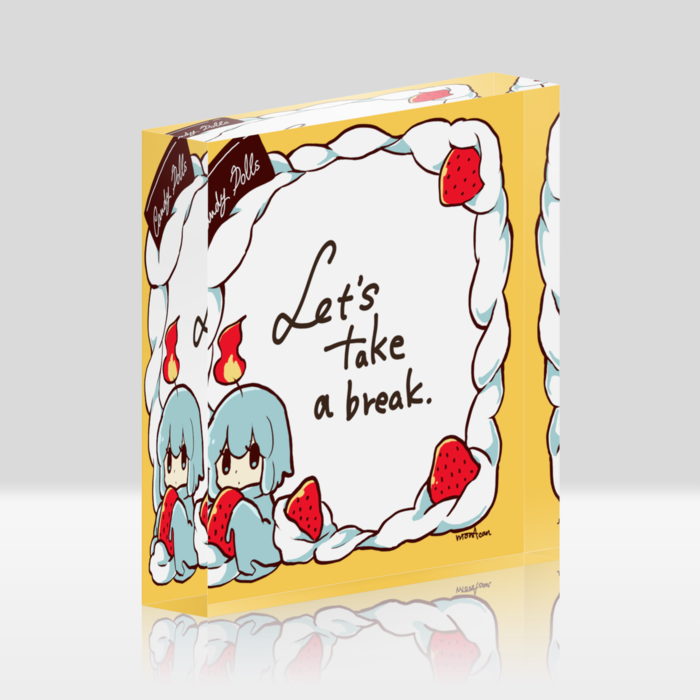 アクリルブロック - 100x100mm