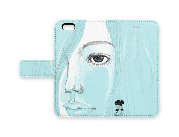 手帳型iPhoneケース - iPhone6 - ストラップ穴 なし