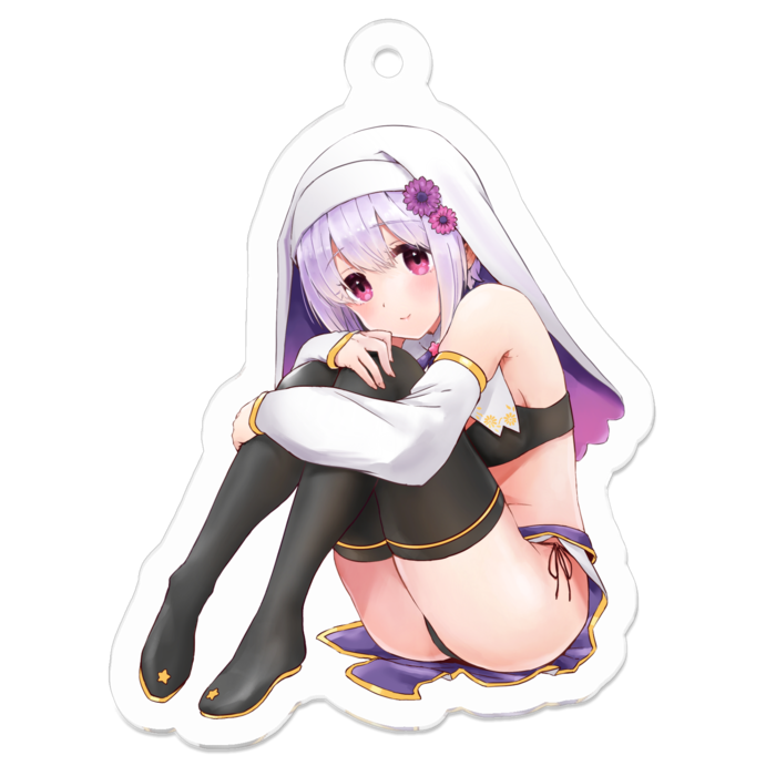 アクリルキーホルダー - 50 x 50 (mm)