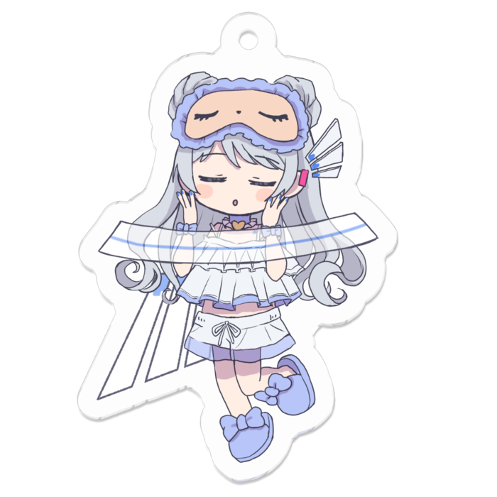 アクリルキーホルダー - 50 x 50 (mm)