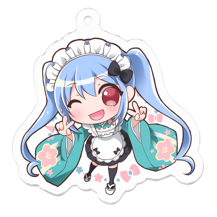 アクリルキーホルダー - 50 x 50 (mm)