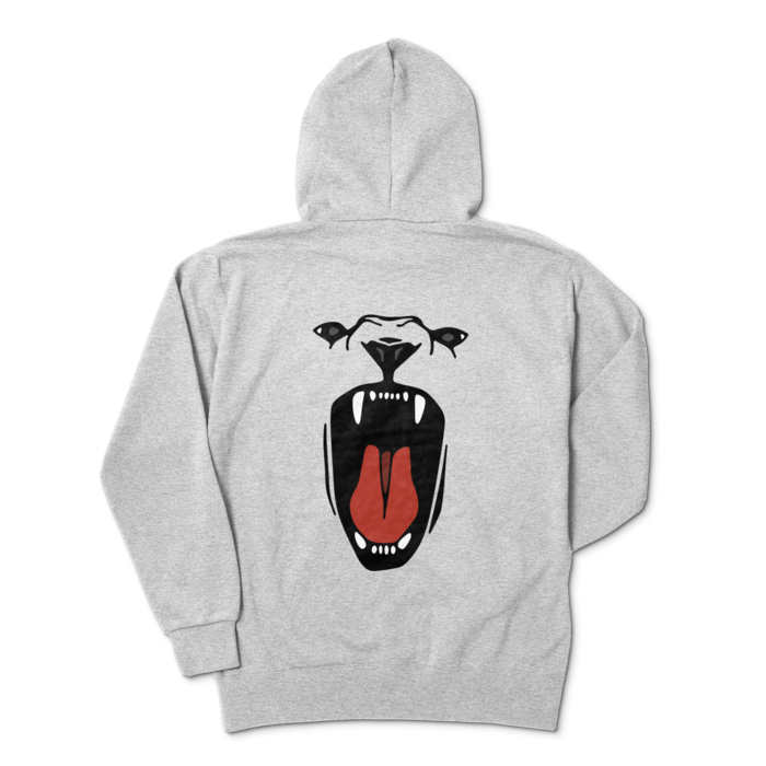 ジップパーカー - XL - 背面