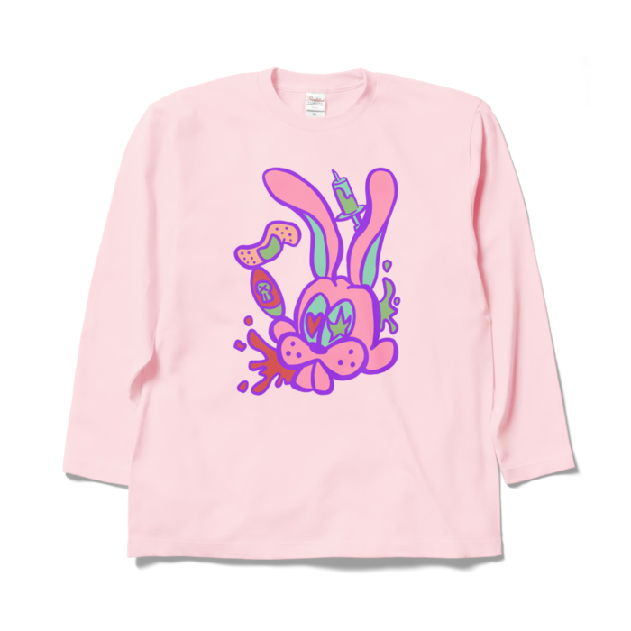 ロングスリーブTシャツ - XL - ライトピンク