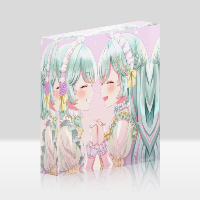 アクリルブロック - 100x100mm