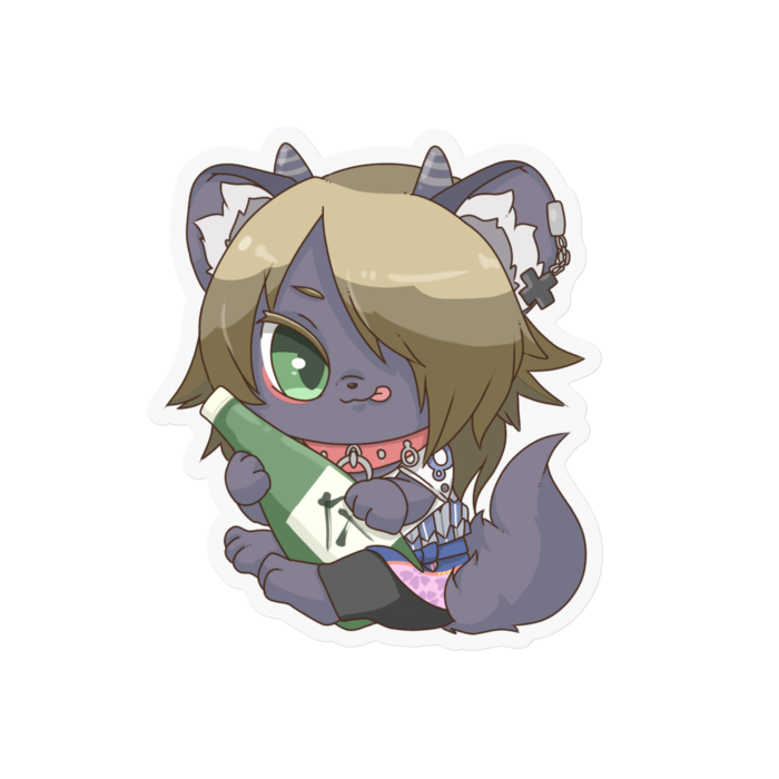 ステッカー - 100 x 100 (mm) クリア