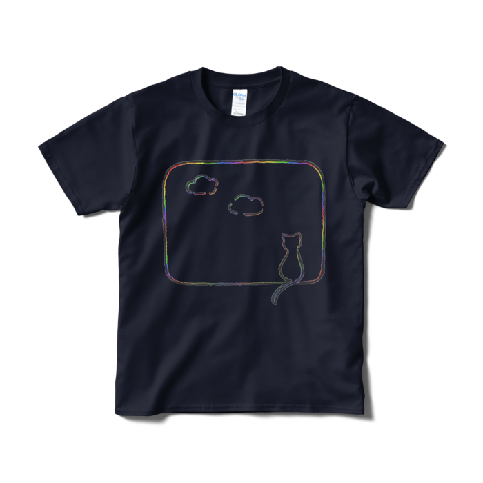 Tシャツ（シャドウ） - S - ネイビー
