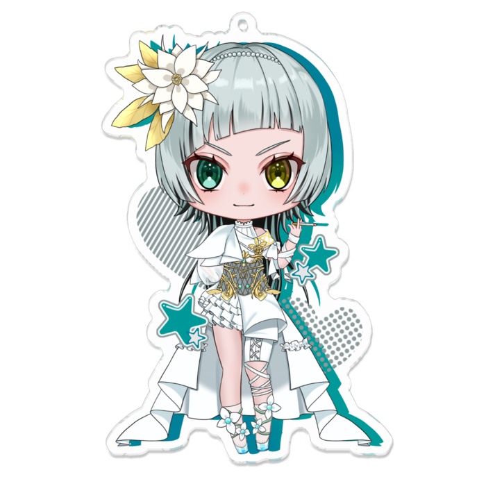 アクリルキーホルダー - 100 x 100 (mm)