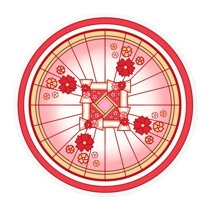 ステッカー - 100 x 100 (mm)